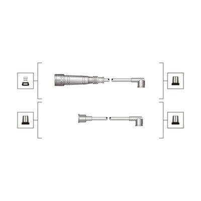 MAGNETI MARELLI 941319170003 Ignition Cable Kit