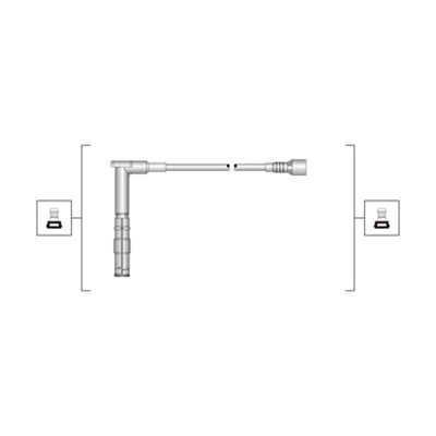 MAGNETI MARELLI 941319170100 Ignition Cable Kit