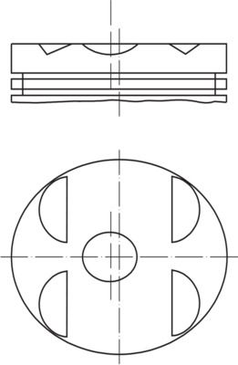 Piston MAHLE 001 04 10