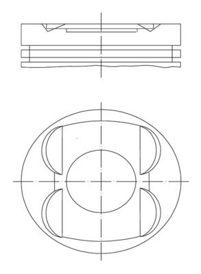 MAHLE 001 14 01 Piston