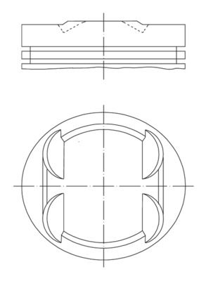 Piston MAHLE 001 34 00