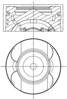 Piston MAHLE 001 PI 00133 001