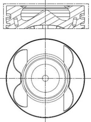 MAHLE 001 PI 00181 001 Piston