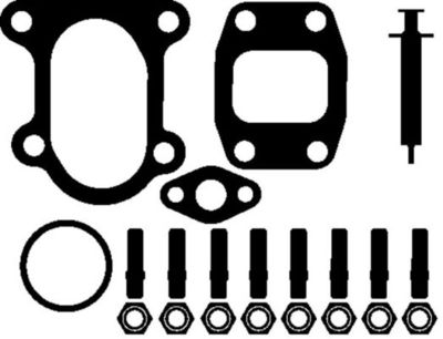 Mounting Kit, charger MAHLE 001 TA 17009 000