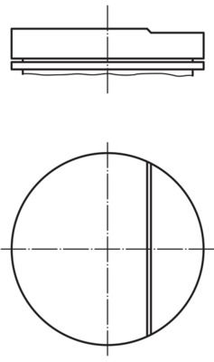MAHLE 002 61 01 Piston