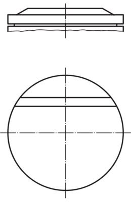MAHLE 002 71 10 Piston
