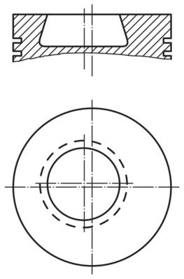 MAHLE 003 78 00 Piston