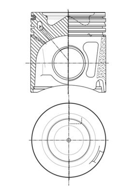 MAHLE 007 PI 00147 000 Piston