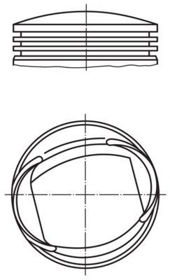 MAHLE 013 18 01 Piston