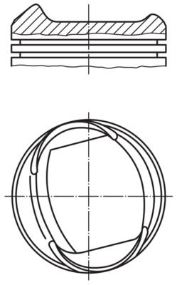 MAHLE 013 32 02 Piston