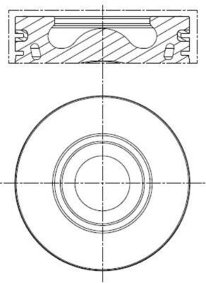 Piston MAHLE 013 PI 00137 000