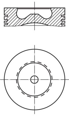 MAHLE 015 81 00 Piston