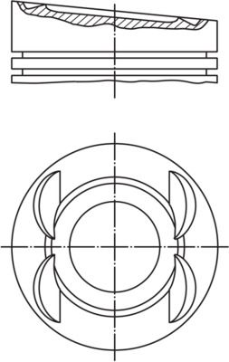 MAHLE 028 05 01 Piston