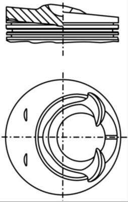 MAHLE 028 25 01 Piston