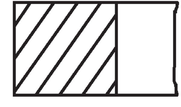 MAHLE 028 25 N2 Piston Ring Kit