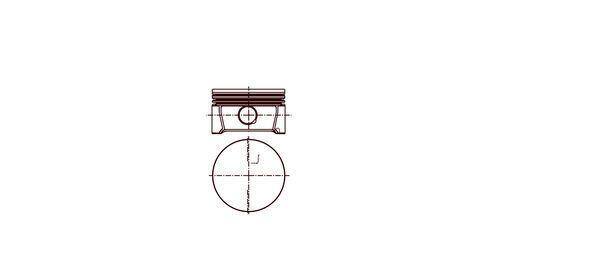 MAHLE 028 PI 00126 002 Piston