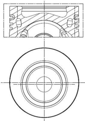 Piston MAHLE 028 PI 00154 001