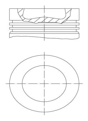 MAHLE 028 PI 00155 000 Piston