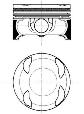 Piston MAHLE 028 PI 00167 002