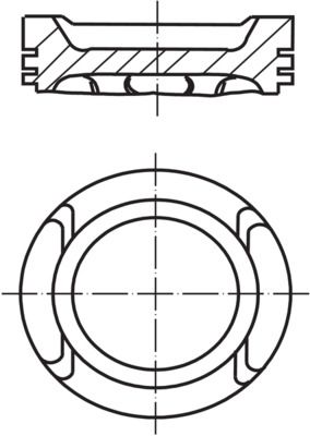 MAHLE 030 60 12 Piston