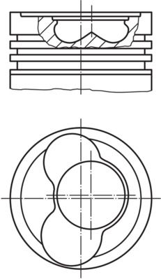 MAHLE 030 65 00 Piston