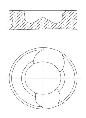 MAHLE 030 98 00 Piston