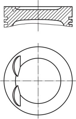 MAHLE 030 PI 00100 000 Piston