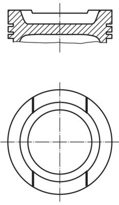 MAHLE 033 01 01 Piston