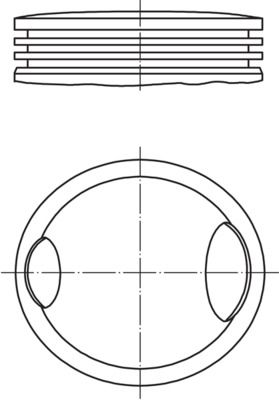 MAHLE 033 12 00 Piston