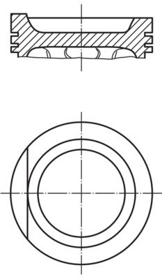 MAHLE 034 75 00 Piston