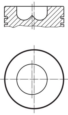 Piston MAHLE 037 47 10