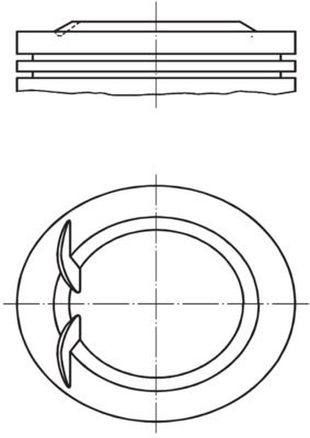 MAHLE 038 14 02 Piston