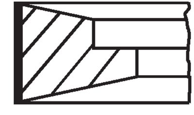 Piston Ring Kit MAHLE 038 57 N0