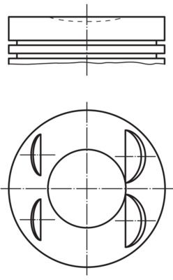 MAHLE 039 65 01 Piston