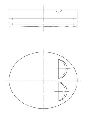 Piston MAHLE 039 PI 00122 001