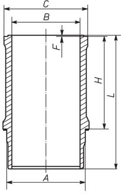 Cylinder Liner MAHLE 039 WN 24 01
