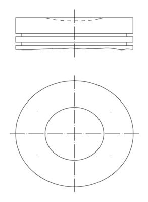 MAHLE 040 16 02 Piston