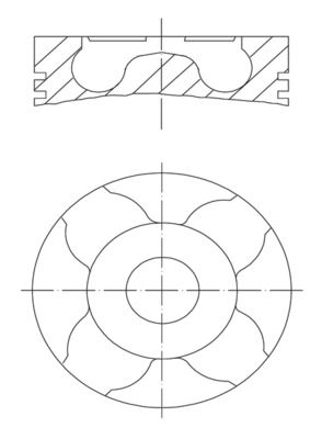 MAHLE 040 24 01 Piston