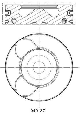 MAHLE 040 37 02 Piston