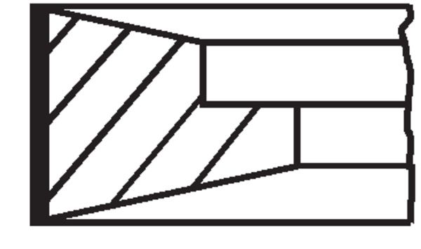 MAHLE 061 77 N0 Piston Ring Kit