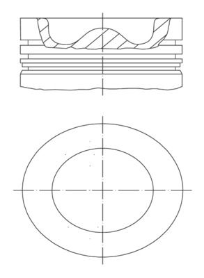 MAHLE 061 PI 00101 000 Piston