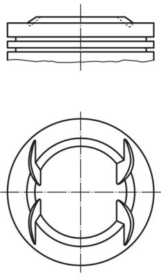 MAHLE 063 10 00 Piston