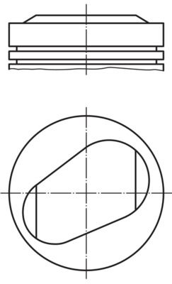 MAHLE 081 94 03 Piston