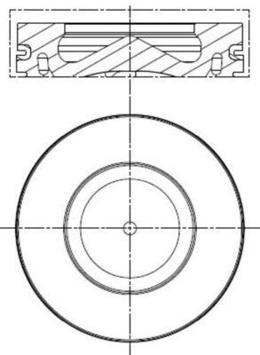 MAHLE 081 PI 00100 002 Piston