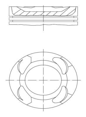 MAHLE 081 PI 00109 001 Piston