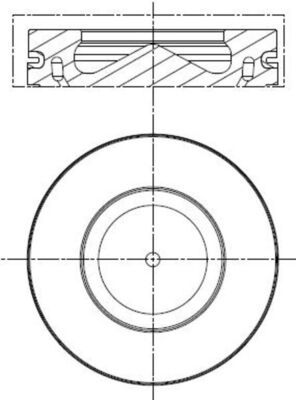 MAHLE 081 PI 00113 002 Piston