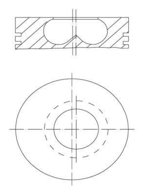 Piston MAHLE 081 PI 00123 000