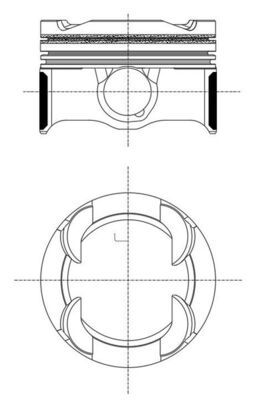 MAHLE 081 PI 00130 002 Piston