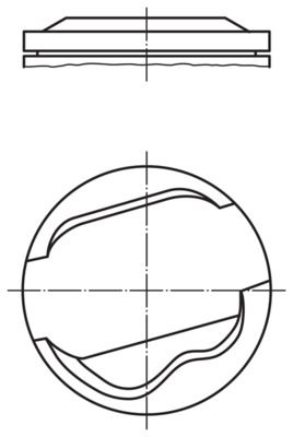 MAHLE 082 58 00 Piston
