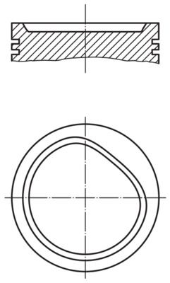 MAHLE 082 72 00 Piston